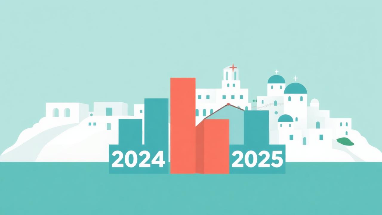 Greece Hotel Season 2025 vs 2024: What the Numbers Actually Show